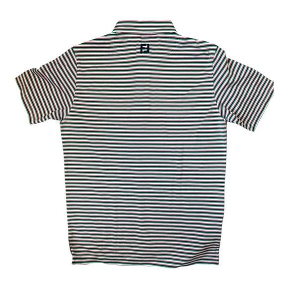 NEW FJ FootJoy S Small ProDry UV50 Multistripe Lisle ProDry UV50 GOLF POLO - Picture 3 of 10